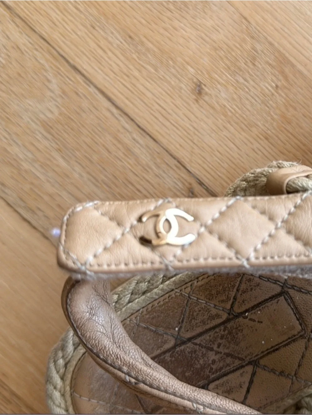 CHANEL well worn
